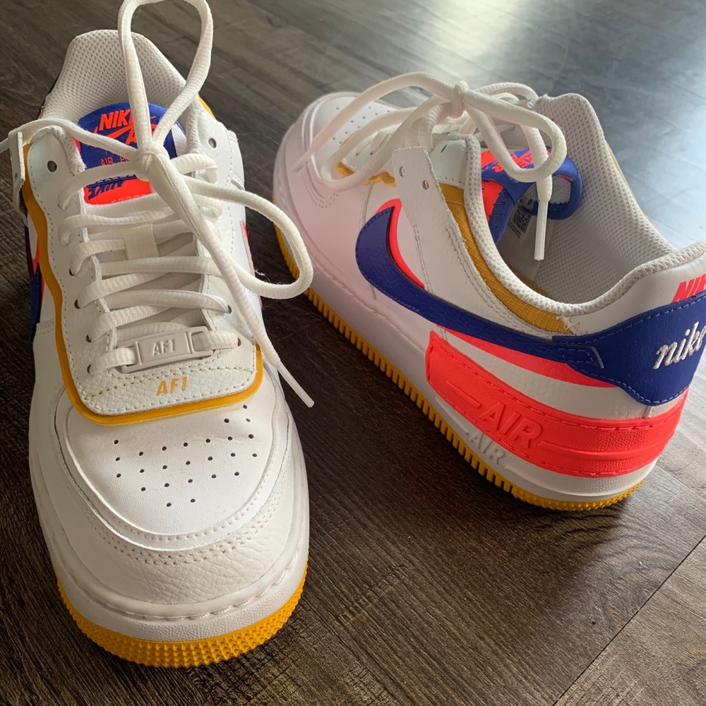 Neon Nike Air Force 1s